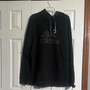 Adidas Men's Charcoal Hoodie